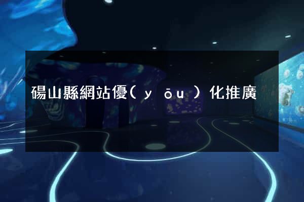碭山縣網站優(yōu)化推廣