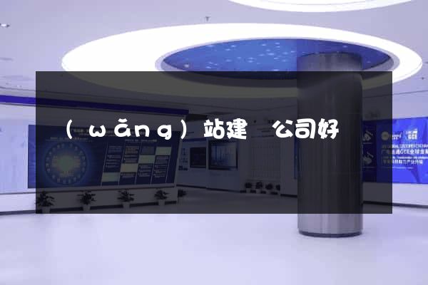 網(wǎng)站建設公司好