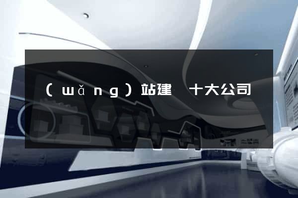 網(wǎng)站建設十大公司