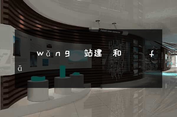 網(wǎng)站建設和開發(fā)