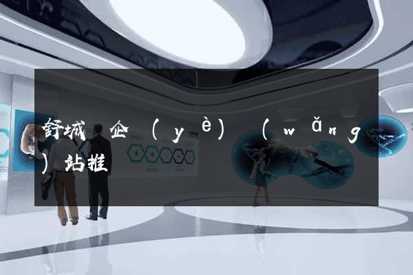 舒城縣企業(yè)網(wǎng)站推廣