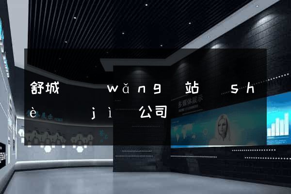 舒城縣網(wǎng)站設(shè)計(jì)公司