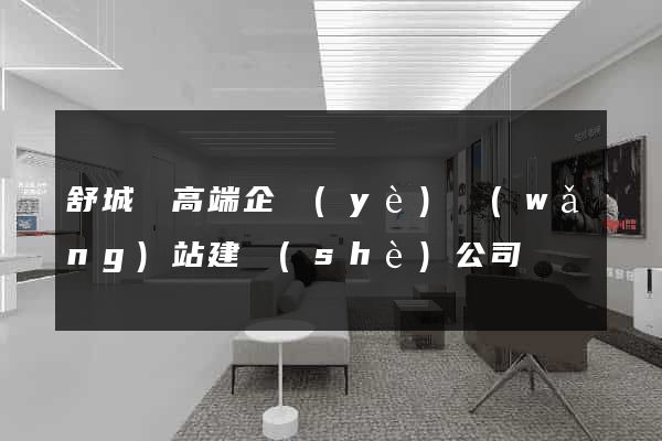 舒城縣高端企業(yè)網(wǎng)站建設(shè)公司