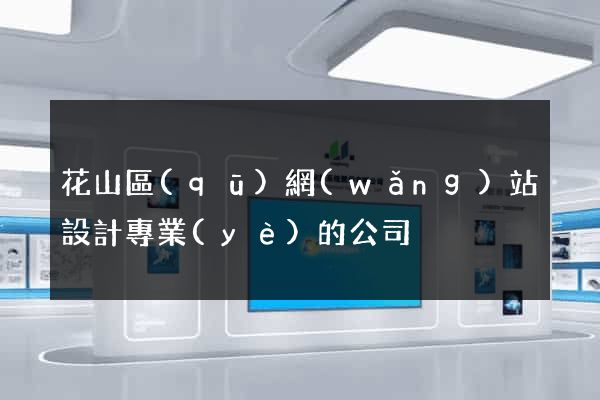花山區(qū)網(wǎng)站設計專業(yè)的公司