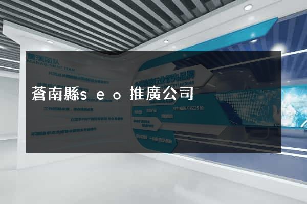 蒼南縣seo推廣公司