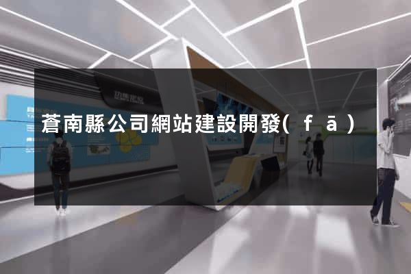 蒼南縣公司網站建設開發(fā)