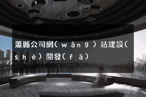 蕭縣公司網(wǎng)站建設(shè)開發(fā)