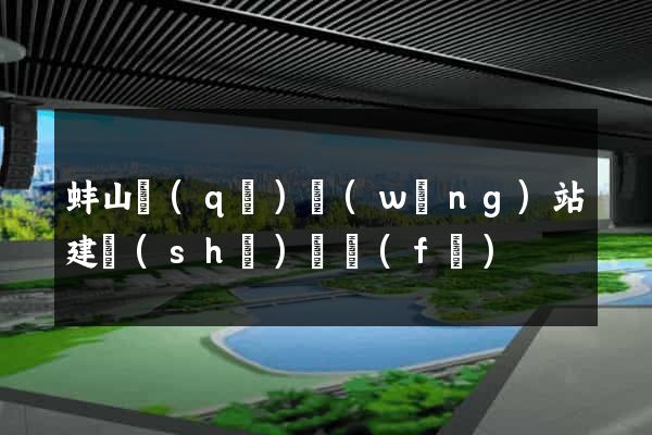蚌山區(qū)網(wǎng)站建設(shè)開發(fā)
