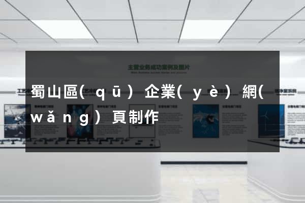 蜀山區(qū)企業(yè)網(wǎng)頁制作