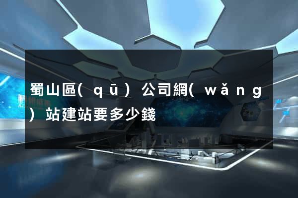 蜀山區(qū)公司網(wǎng)站建站要多少錢