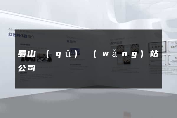蜀山區(qū)網(wǎng)站公司