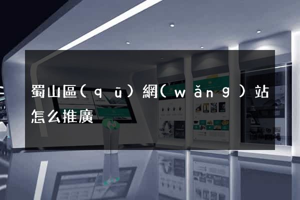 蜀山區(qū)網(wǎng)站怎么推廣