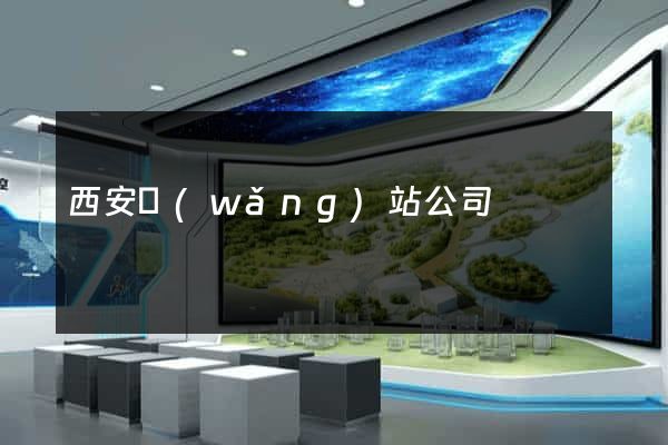 西安網(wǎng)站公司
