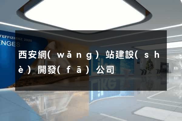 西安網(wǎng)站建設(shè)開發(fā)公司