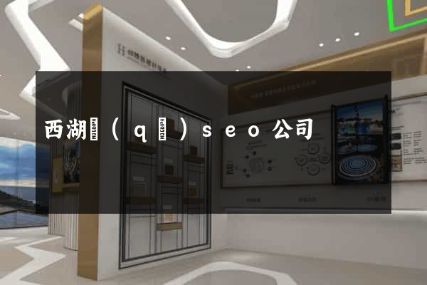 西湖區(qū)seo公司