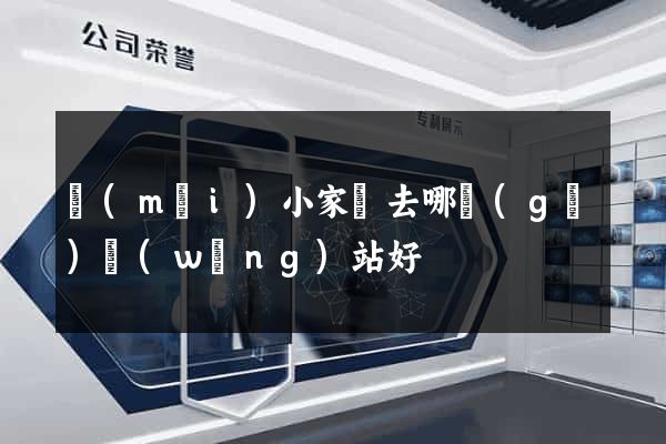 買(mǎi)小家電去哪個(gè)網(wǎng)站好