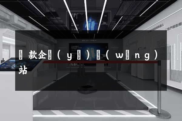 貸款企業(yè)網(wǎng)站