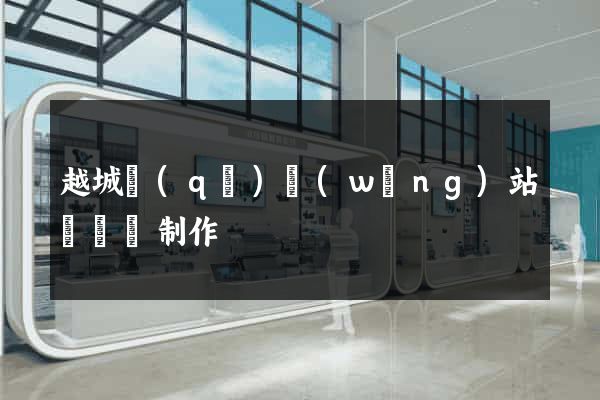 越城區(qū)網(wǎng)站設計與制作