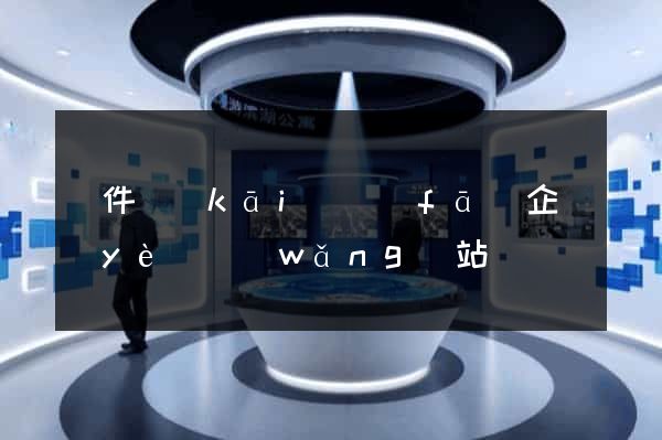 軟件開(kāi)發(fā)企業(yè)網(wǎng)站