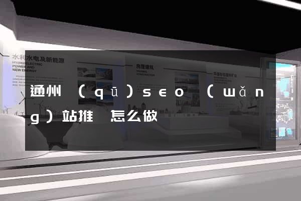 通州區(qū)seo網(wǎng)站推廣怎么做