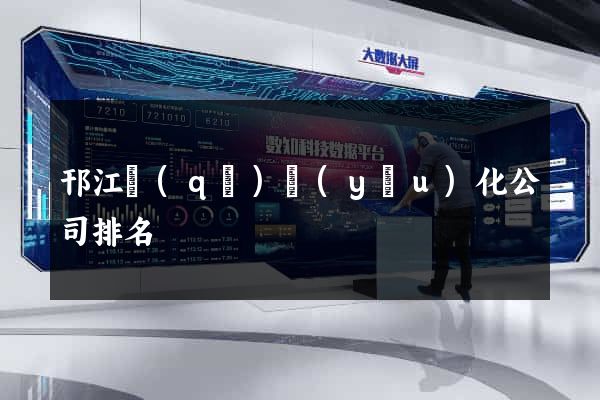 邗江區(qū)優(yōu)化公司排名