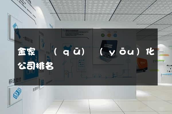 金家莊區(qū)優(yōu)化公司排名