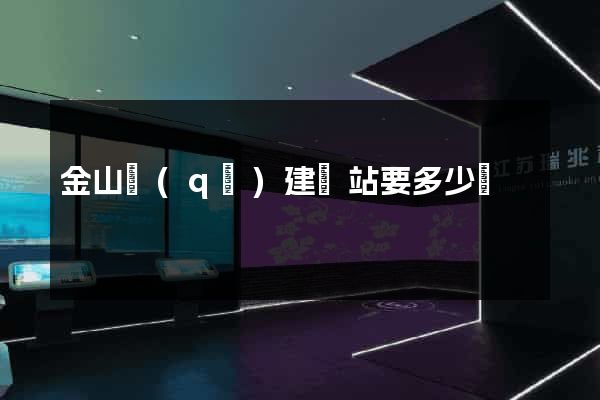金山區(qū)建網站要多少錢