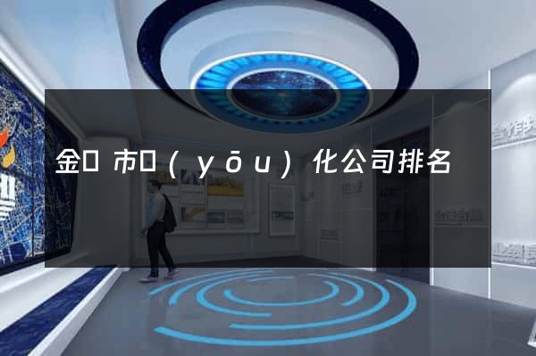 金華市優(yōu)化公司排名