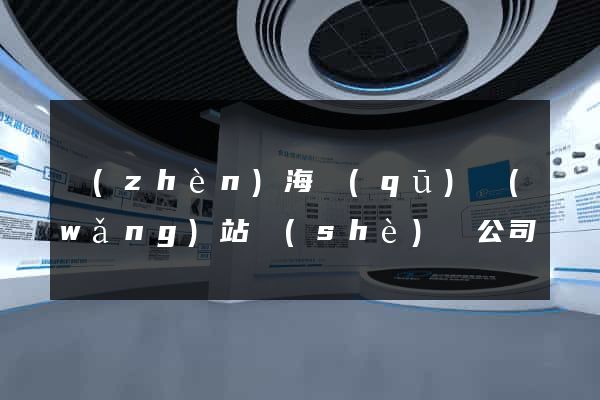 鎮(zhèn)海區(qū)網(wǎng)站設(shè)計公司