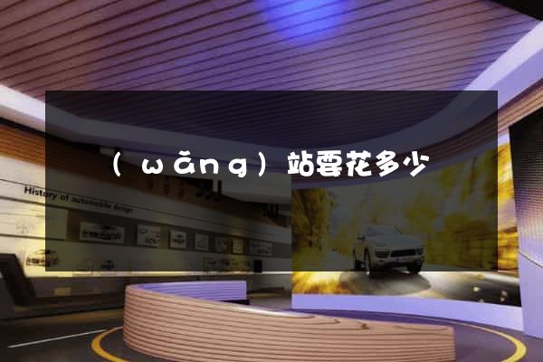 開網(wǎng)站要花多少錢