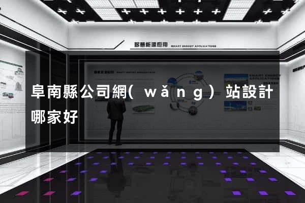 阜南縣公司網(wǎng)站設計哪家好