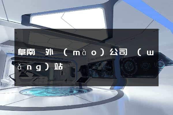 阜南縣外貿(mào)公司網(wǎng)站