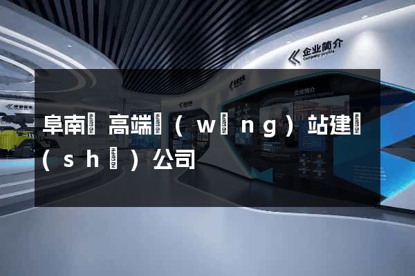阜南縣高端網(wǎng)站建設(shè)公司