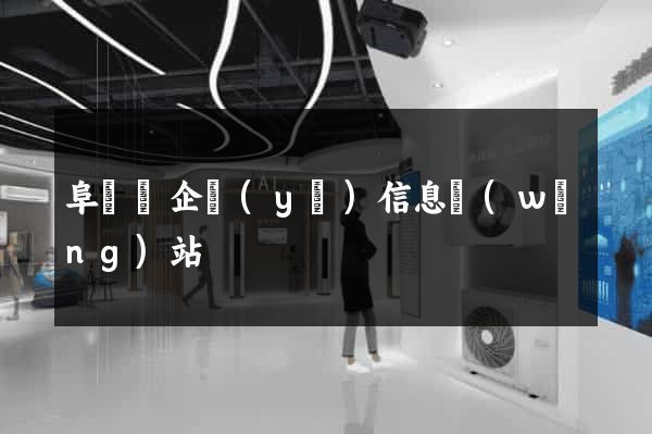 阜寧縣企業(yè)信息網(wǎng)站