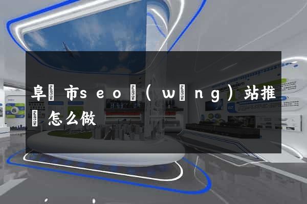 阜陽市seo網(wǎng)站推廣怎么做