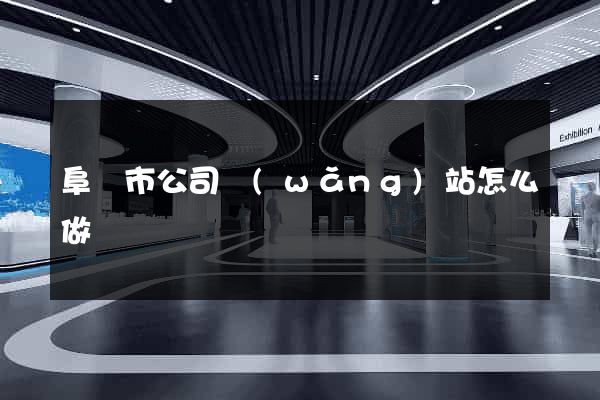 阜陽市公司網(wǎng)站怎么做