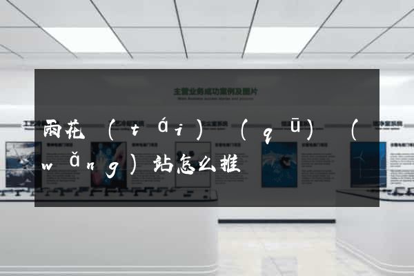 雨花臺(tái)區(qū)網(wǎng)站怎么推廣