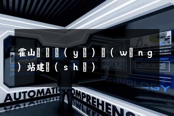霍山縣專業(yè)網(wǎng)站建設(shè)