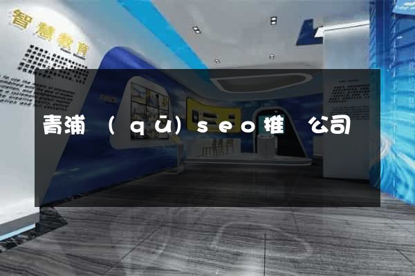 青浦區(qū)seo推廣公司