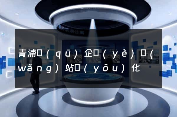 青浦區(qū)企業(yè)網(wǎng)站優(yōu)化
