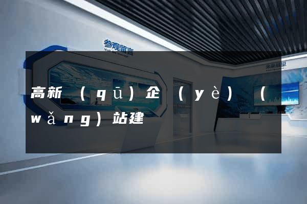 高新區(qū)企業(yè)網(wǎng)站建設