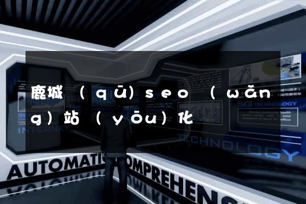鹿城區(qū)seo網(wǎng)站優(yōu)化
