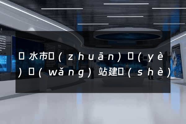 麗水市專(zhuān)業(yè)網(wǎng)站建設(shè)