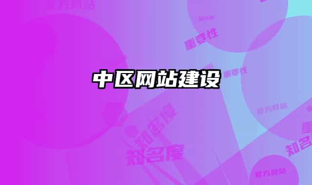 中區(qū)網站建設