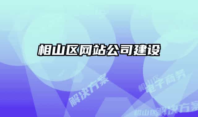 相山區(qū)網(wǎng)站公司建設(shè)
