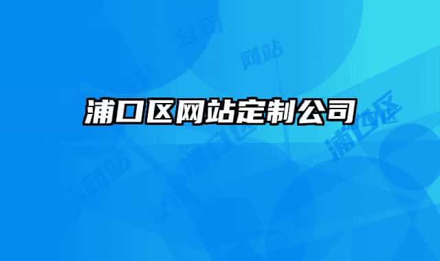 浦口區(qū)網站定制公司